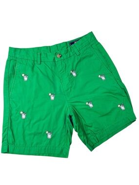 Vineyard Vines Green Caipirinha Cocktail Margarita Embroidered Breaker Shorts 30